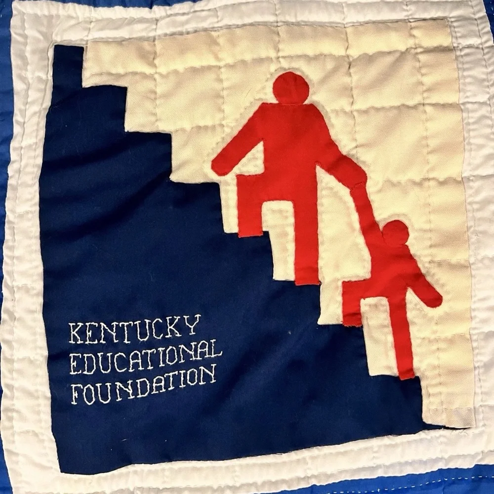 Quilt vintage 1985 Alice McDonald Unique Commemorative‎ Present Kentucky Educate